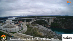 Skradin, řeka Krka, most A1