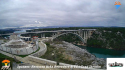 Skradin, řeka Krka, most A1