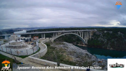 Skradin, řeka Krka, most A1