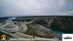 Skradin, řeka Krka, most A1