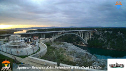 Skradin, řeka Krka, most A1