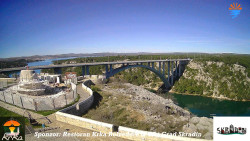 Skradin, řeka Krka, most A1