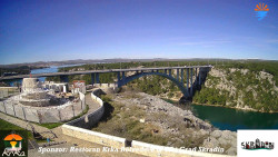 Skradin, řeka Krka, most A1