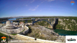 Skradin, řeka Krka, most A1