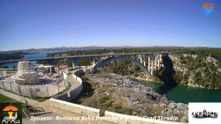 Skradin, řeka Krka, most A1