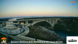 Skradin, řeka Krka, most A1