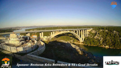 Skradin, řeka Krka, most A1