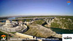 Skradin, řeka Krka, most A1