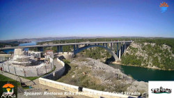 Skradin, řeka Krka, most A1