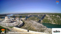 Skradin, řeka Krka, most A1