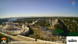 Skradin, řeka Krka, most A1