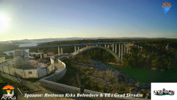 Skradin, řeka Krka, most A1