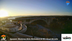 Skradin, řeka Krka, most A1