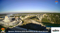 Skradin, řeka Krka, most A1