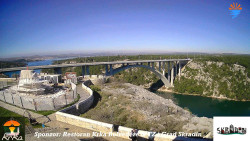 Skradin, řeka Krka, most A1