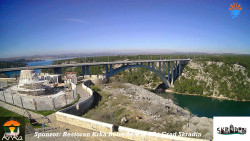 Skradin, řeka Krka, most A1