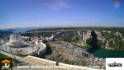 Skradin, řeka Krka, most A1