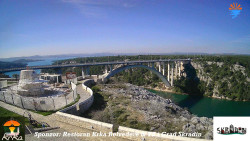 Skradin, řeka Krka, most A1