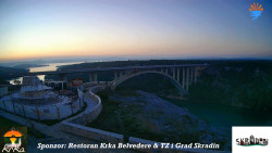 Skradin, řeka Krka, most A1