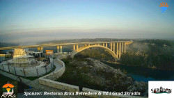 Skradin, řeka Krka, most A1