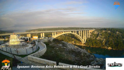Skradin, řeka Krka, most A1