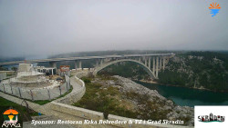 Skradin, řeka Krka, most A1