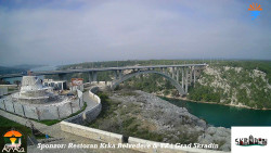 Skradin, řeka Krka, most A1