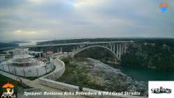 Skradin, řeka Krka, most A1