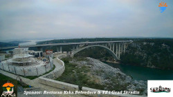 Skradin, řeka Krka, most A1