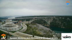 Skradin, řeka Krka, most A1