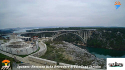 Skradin, řeka Krka, most A1