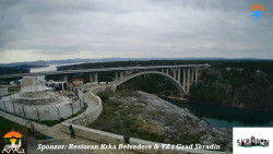 Skradin, řeka Krka, most A1