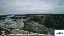 Skradin, řeka Krka, most A1