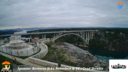 Skradin, řeka Krka, most A1