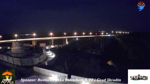 Městečko Skradin - Skradin, řeka Krka, most A1 - 2.3.2026 v 01:30 Městečko Skradin - Skradin, řeka Krka, most A1 - 2.3.2026 v 01:30