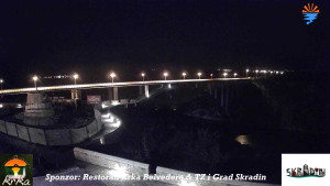 Městečko Skradin - Skradin, řeka Krka, most A1 - 2.3.2026 v 04:30 Městečko Skradin - Skradin, řeka Krka, most A1 - 2.3.2026 v 04:30