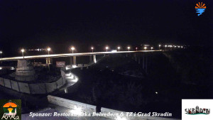 Městečko Skradin - Skradin, řeka Krka, most A1 - 2.3.2026 v 05:15 Městečko Skradin - Skradin, řeka Krka, most A1 - 2.3.2026 v 05:15