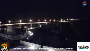 Městečko Skradin - Skradin, řeka Krka, most A1 - 2.3.2026 v 05:30 Městečko Skradin - Skradin, řeka Krka, most A1 - 2.3.2026 v 05:30