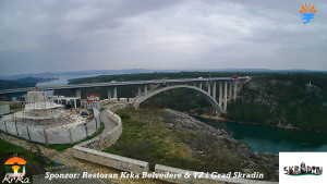 Městečko Skradin - Skradin, řeka Krka, most A1 - 2.3.2026 v 08:30 Městečko Skradin - Skradin, řeka Krka, most A1 - 2.3.2026 v 08:30