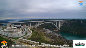 Městečko Skradin - Skradin, řeka Krka, most A1 - 2.3.2026 v 11:30 Městečko Skradin - Skradin, řeka Krka, most A1 - 2.3.2026 v 11:30