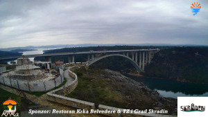Městečko Skradin - Skradin, řeka Krka, most A1 - 2.3.2026 v 12:00 Městečko Skradin - Skradin, řeka Krka, most A1 - 2.3.2026 v 12:00