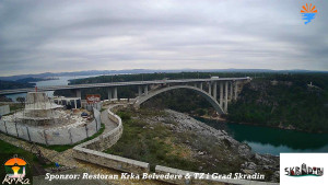 Městečko Skradin - Skradin, řeka Krka, most A1 - 2.3.2026 v 14:00 Městečko Skradin - Skradin, řeka Krka, most A1 - 2.3.2026 v 14:00