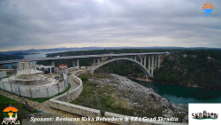 Skradin, řeka Krka, most A1