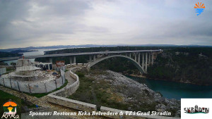 Městečko Skradin - Skradin, řeka Krka, most A1 - 2.3.2026 v 15:00 Městečko Skradin - Skradin, řeka Krka, most A1 - 2.3.2026 v 15:00