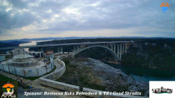 Skradin, řeka Krka, most A1