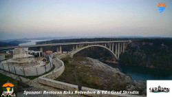 Skradin, řeka Krka, most A1