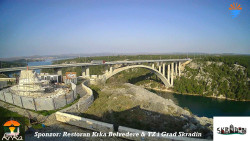 Skradin, řeka Krka, most A1