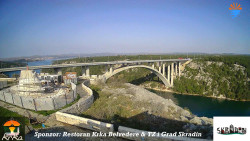 Skradin, řeka Krka, most A1