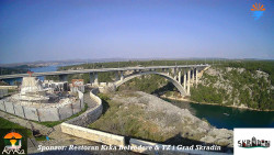 Skradin, řeka Krka, most A1