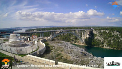 Skradin, řeka Krka, most A1